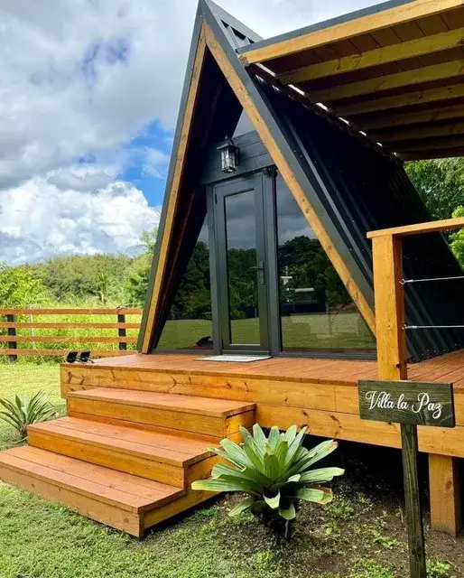 Rustiek houten chalet